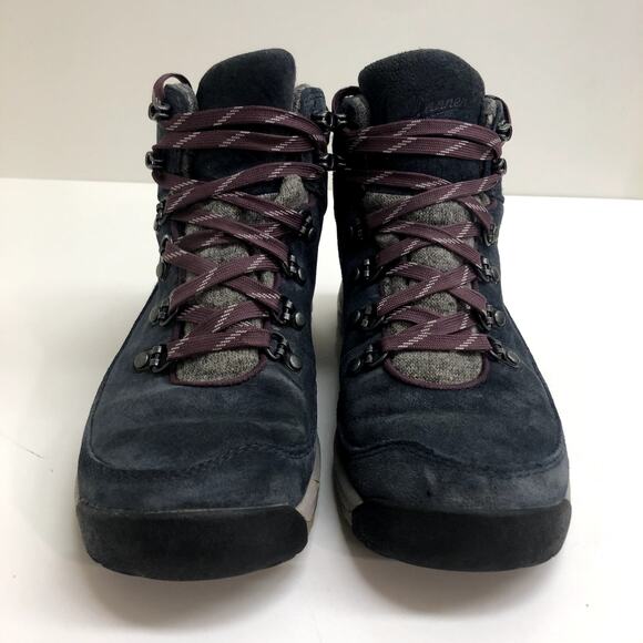 Danner Women's Adrika 5" Hiker Navy Blue Suede Wool Ankle Hiking Boot Size 6 - Picture 3 of 13